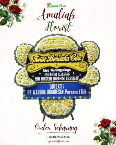 Papan Bunga Duka di Hiligara
