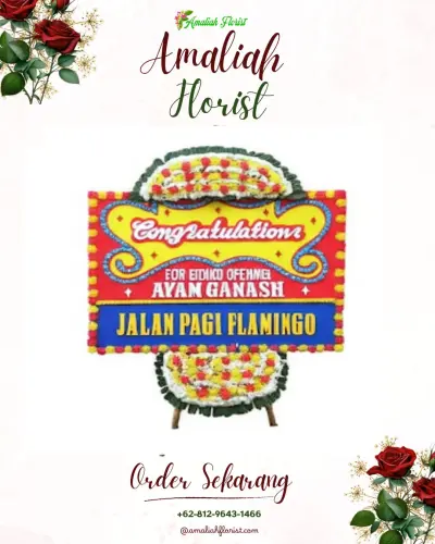 Bunga Papan Congratulation di Hiligara